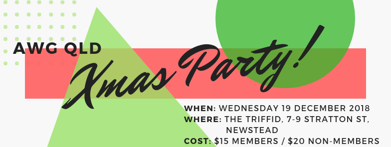 AWG QLD Xmas Party 2018 Header Image